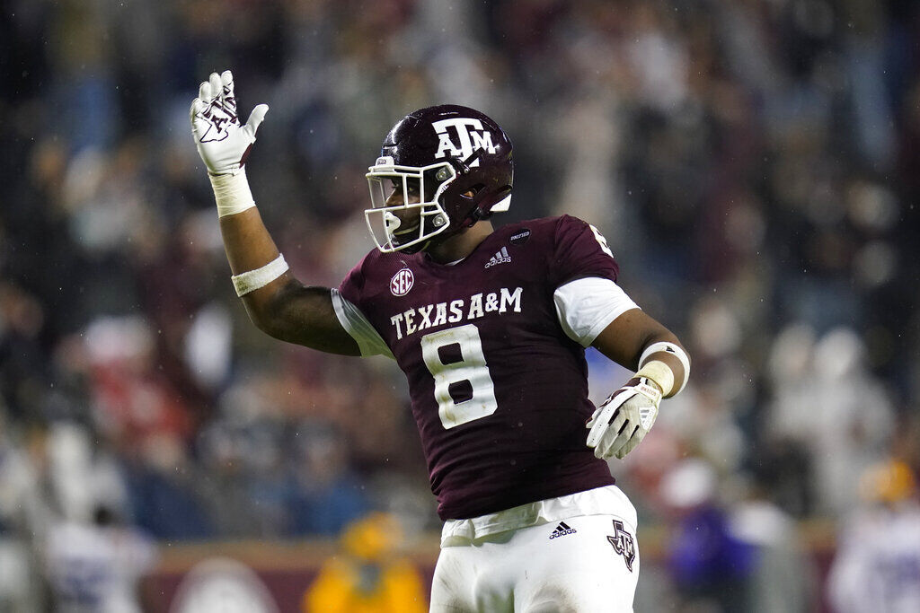 13. Las Vegas (50/1) — DeMarvin Leal, DT, Texas A&M